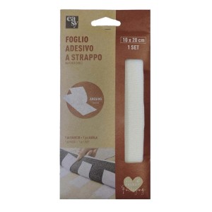 Foglio adesivo a strappo bianco 10 x 20 cm