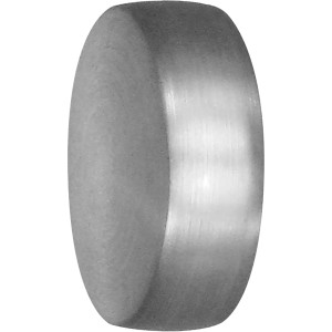 Terminale Mydeco Cap-Noble, effetto acciaio inox per bastoni per tende da 2 cm.