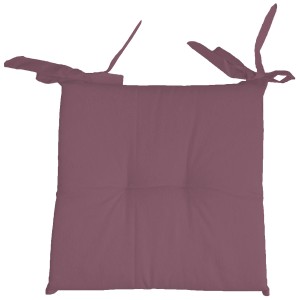 t.b.t. cuscino per sedia lilla con lacci per uso esterno.