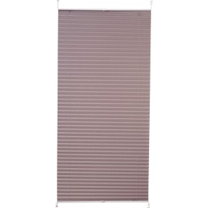 Tenda plissettata a tensione OBI Milena grigia, 120x130 cm, per finestre, facile da installare senza forare.