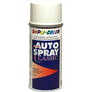 Dupli-Color vernice spray VW Bianco Alpino, bomboletta da 150ml per ritocchi.