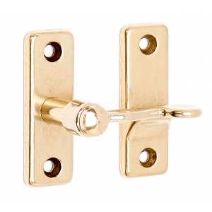 Chiavistello dorato t.b.t. Chiavistelli con piastre di montaggio.