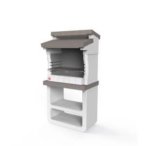 Barbecue in muratura t.b.t. con ripiano per giardino e terrazza.