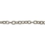 Catena saldata color argento.