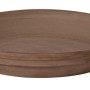 Sottovaso Standard Deroma, 11 cm, Mocca, in terracotta per vasi.