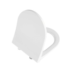 Sedile WC Slim S20 Round in duroplast con chiusura Soft Close e cerniere cromate