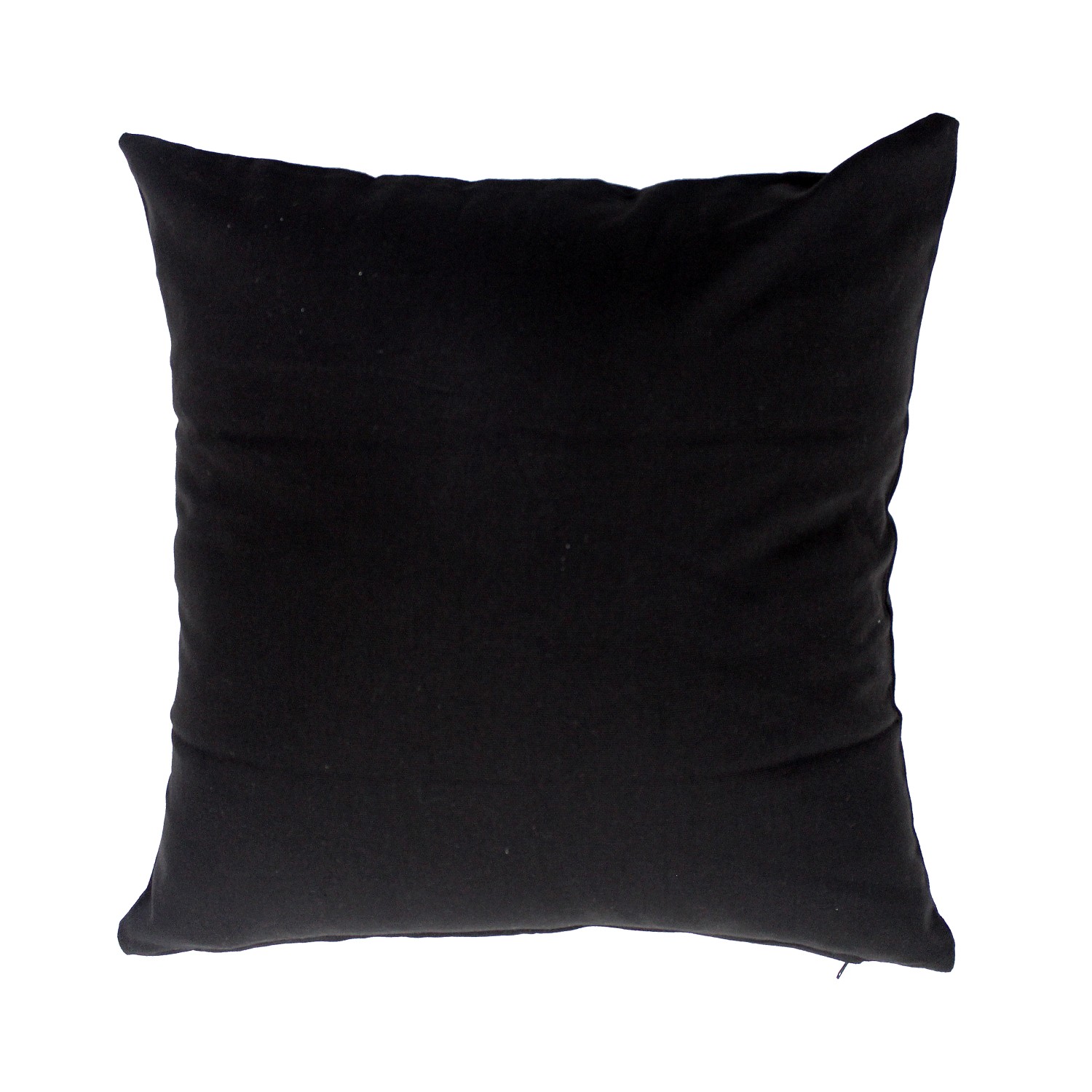 Fodera per cuscino in cotone e lino nero con fettuccia 40x40 cm STEFFEN