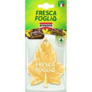 Fresca Foglia profumatore auto vaniglia a forma di foglia.