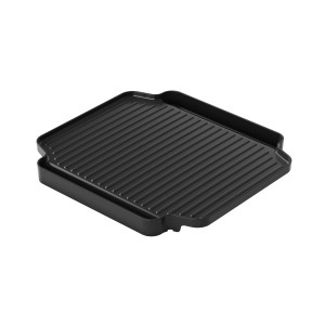 Piastra grill nera per barbecue a gas, t.b.t.