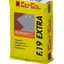 Sacco giallo di adesivo per piastrelle CerCal F.19 Extra per piastrelle in ceramica.