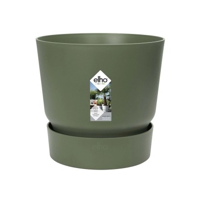 Vaso Elho Greenville Round Verde Ø 19 x B 19 x H 18 cm esterno