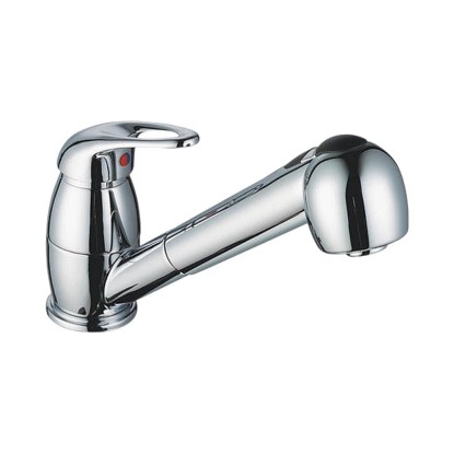 OBI rubinetto monocomando per piano di lavaggio Tibio cromato con doccetta