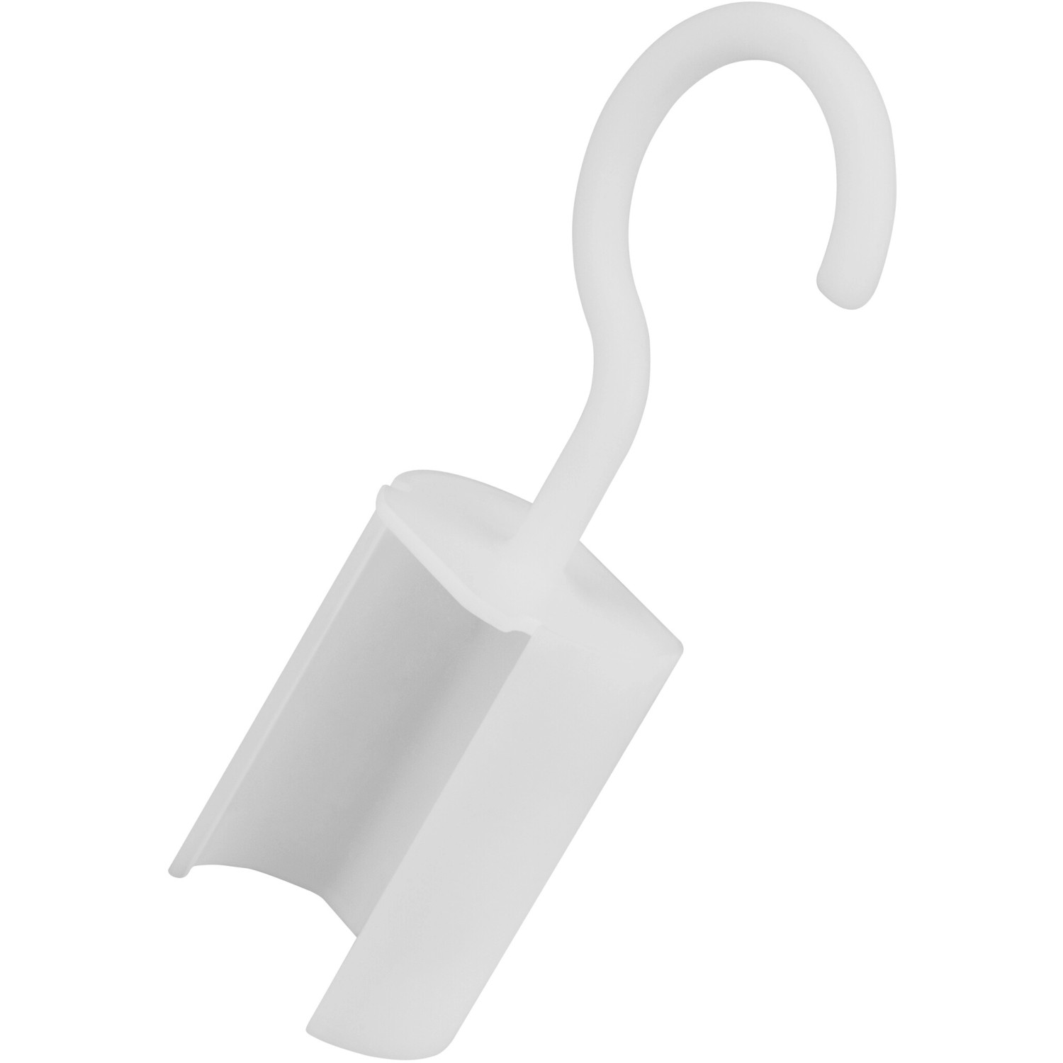 Clip di montaggio con gancio per lampada sottopensile a LED Ledvance TubeKit, bianco.