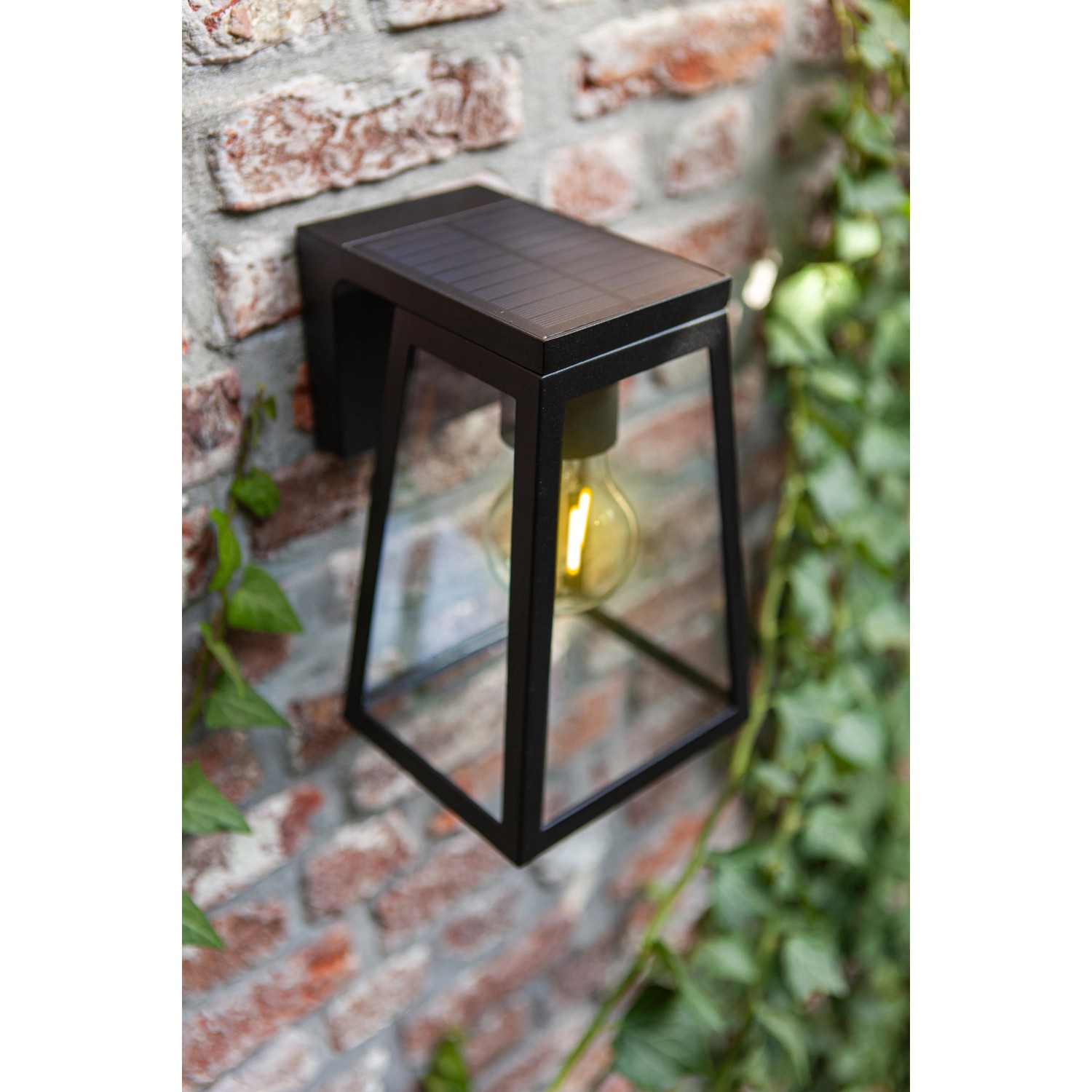 Lampada Da Parete Solare Retrò A Lanterna – Impermeabile IP65, Design Vittoriano Per Esterni (50 Cm)