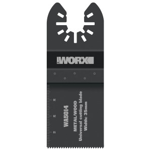 Lama per sega Worx WA5014 Endcut Universal per multiutensile, adatta per legno, metallo, plastica.