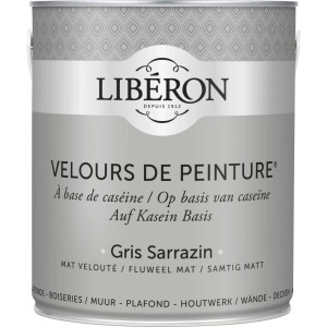 Idropittura lavabile Velours de Peinture Liberon Gris Sarrazin 2,5 L