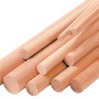 Tasselli di legno rotondi, piallati lisci, per modellismo e artigianato.