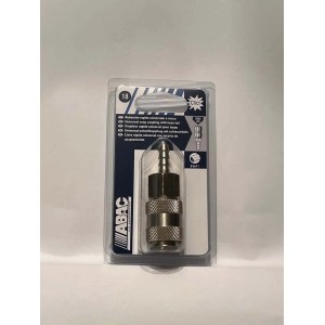 Rubinetto rapido universale a resca ABAC Ø 6x11 mm tubazioni pneumatiche