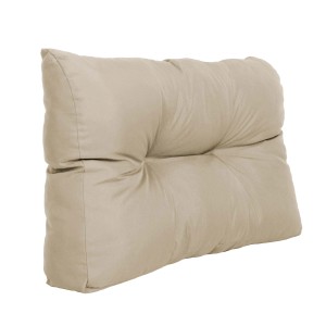 Cuscino da esterno beige t.b.t. per mobili da giardino.