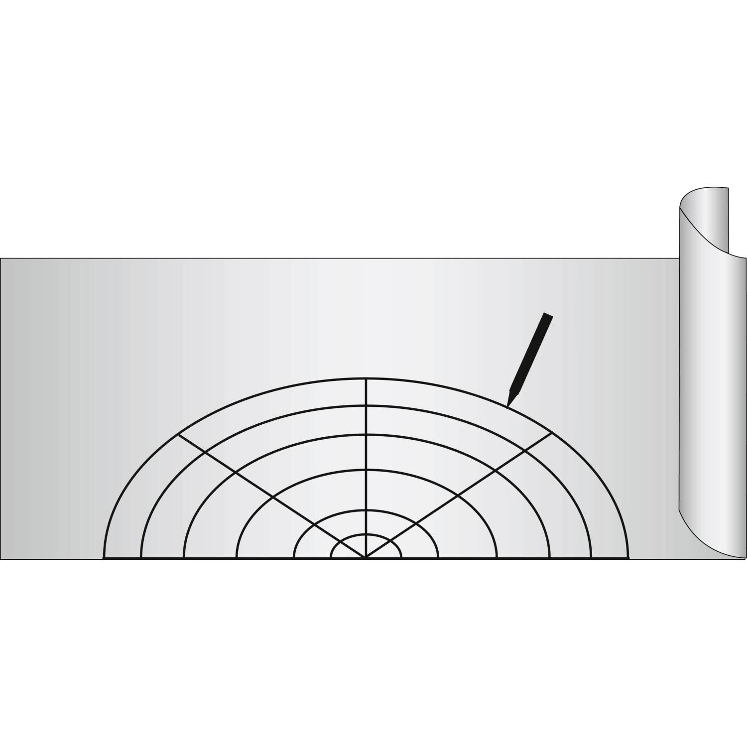 Tappetino antiscivolo trasparente Wenko 150x50 cm per cassetti e armadi.