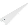 Staffa a U bianca (27 cm) per scaffali, acciaio, portata fino a 50 kg.