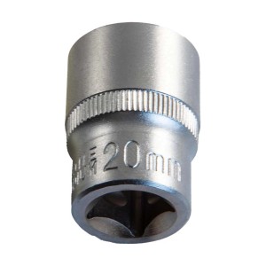 Bussola esagonale attacco F 1/2" 20 mm