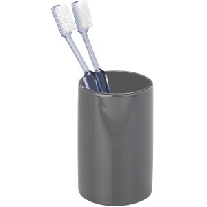 Wenko Porta spazzolino Polaris Grey con spazzolini, in ceramica, grigio.