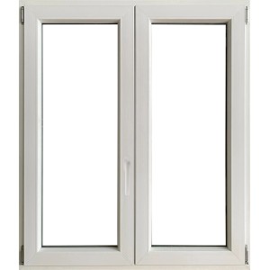 Finestra in PVC bianca a due ante per la tua casa.