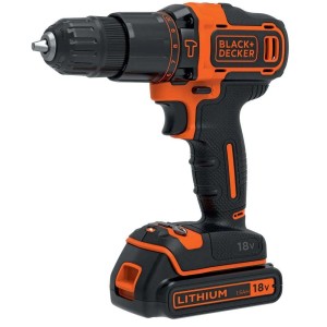 Trapano avvitatore a percussione Black+Decker 18 V con 2 batterie
