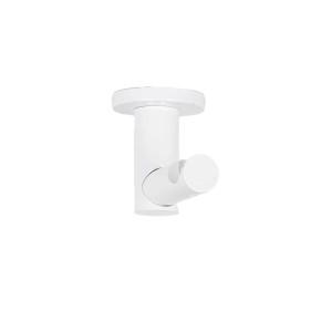 Appendiabiti bianco t.b.t. da montare a soffitto, parte del sistema Scorritenda in Kit.