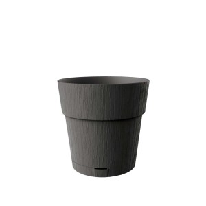 Vaso per piante plastica riciclata Grafite Ø 15 cm