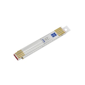 Metro pieghevole LUX Classic, 2 m, in legno, piegato.