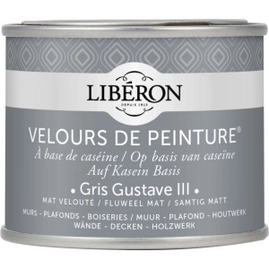 Idropittura lavabile Velours de Peinture Liberon Gris Gustave III 0,125 L