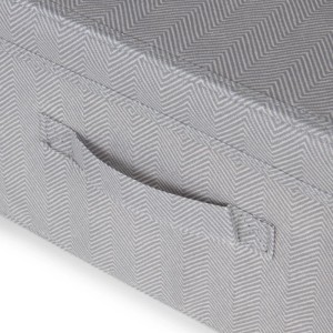 Scatola pieghevole con maniglie Compactor Boston grigio 43x30x19 cm