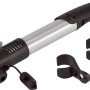 Mini pompa OBI per pneumatici bici, alluminio, con supporto.