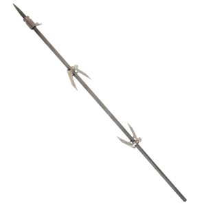 Spiedo per barbecue con clip per grigliare, accessorio per barbecue.