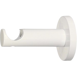 Supporto per bastone per tende Mydeco Function bianco per aste da 2 cm, distanza dalla parete 6,5 cm.