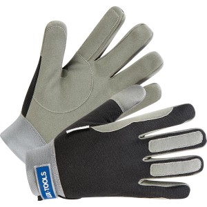 Guanti da lavoro LUX HS Soft Protect, taglia 10, nero-grigio, per fai da te e giardinaggio.