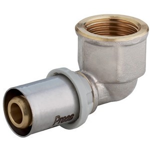 t.b.t. Raccordo a gomito in acciaio per tubi.