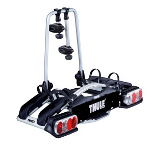 Portabiciclette Thule Euroway G2 per gancio traino, argento e nero.