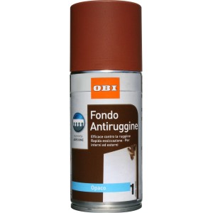 Spray di fondo antiruggine marrone di OBI.