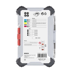 Set bit avvitamento e punte Bosch CYL-3 Extra Hard 35 pz
