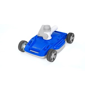 Bestway Pulitore automatico per piscina, aspiratore blu con ruote per pulizia facile.