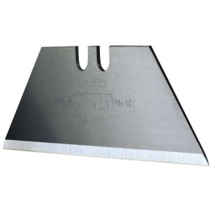 Lama trapezoidale Stanley 1992, lama di ricambio per coltelli, senza fori, lunghezza 62mm.