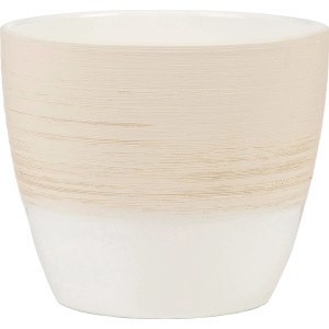 Scheurich vaso decorativo 950, Ø 11 cm, Vanilla Cream, ceramica, effetto graffiato, per interni.