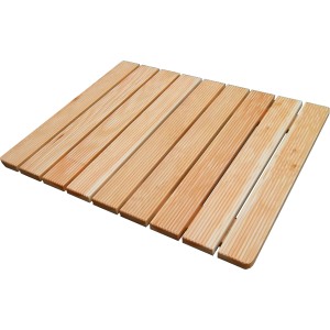 Tappetino doccia in legno a listelli, accessorio doccia