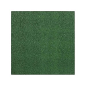 Piastrella antitrauma antiscivolo gomma Rubbertile 50x50 cm verde