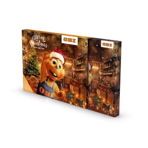 Calendario dell'Avvento OBI con set di attrezzi. Ideale per gli amanti del fai-da-te.