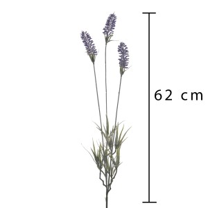 Fiori di lavanda artificiali, alti 62 cm, per una bella decorazione domestica.