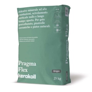 Colla per piastrelle adesivo minerale flex 25 kg grigio